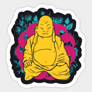 Meditation Buddha Sticker